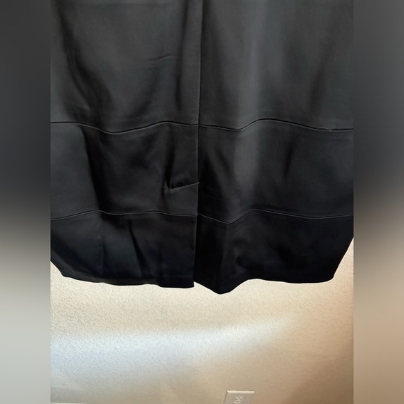 JAX Navy Black Sequin Lace Structured Cap Sleeve Knee Length Cocktail Dress 10 - Picture 7 of 12